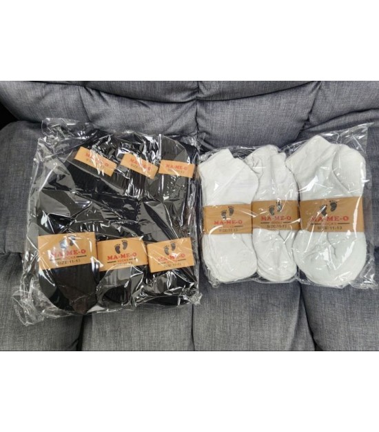 MA-ME-O Men's High & Low Top Socks. 18000 Dozen. EXW Los Angeles